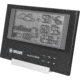 Meade Slim Line Personal Weather Station with Atomic Clock, Black, TE636W