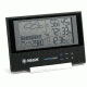 Meade Slim Line Personal Weather Station with Atomic Clock, Black,  TE636W