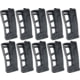 Mean Arms Ejectored Exomag, AR-15, 20 Round Rifle Magazine, Black, 10 Pack, Black, 2104769-20RD