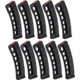 Mean Arms Ejectorless Exomag, AR-15, 40 Round Rifle Magazine, Black, 10 Pack, Black, 2106269-40RD