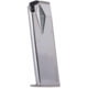 Mec-Gar Magazine, RUGER P85/89/93/94/95, 9mm Luger, 17 Round, Nickel, 1 Pack, Carbon Steel, MGRP8517N-17RD