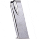 Mec-Gar Pistol Magazine, Browning Hi-Power, 9mm Luger, 15 Round, Nickel, 1 Pack, Carbon Steel, MGBRHP15N-15RD
