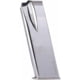 Mec-Gar Pistol Magazine, Browning Hi-Power, 9mm Luger, 15 Round, Nickel, 1 Pack, Carbon Steel, MGBRHP15N-15RD