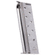 Mec-Gar Pistol Magazine, 1911 9mm Luger, .45 ACP, 8 Round, Nickel, 1 Pack, Carbon Steel, MGCGOV10N-8RD