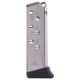 Mec-Gar Walther PPK Magazine, 7 Rounds, w/Polymer Finger Rest, Nickel, .32 ACP, MGWPPK32FRN-7RD
