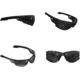 Mechanix Wear Vision Type-N Safety Glasses, Smoke/Black, One Size, VNS-20AB-BU