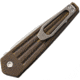 Medford Auto Nosferatu Automatic Folding Knife, 3.50in, S45VN Sainless, Tumbled Finish, Bronze Anodized Titanium Handle