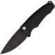 Medford Auto Smooth Criminal Button Automatic Folding Knife, 3in, S35VN Stainless, Black PVD, Drop Point Blade, Black Anodized Aluminum Handle, MDA39SPQ42AB
