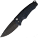 Medford Auto Smooth Criminal Button Automatic Folding Knife, 3in, S35VN Stainless, Black PVD, Drop Point Blade, Blue Anodized Aluminum Handle, MDA39SPQ44AU