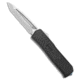 Medford Medford Merc-1 OTF Automatic Praetorian Knife Black Aluminum 3.75" Tumbled, Black, CPM S45VN, adult, BHQ-211503