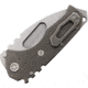 Medford Praetorian G S35VN Folding Knife, 5.25in Closed, 4in Tumbled S35VN Stainless Tanto Blade, Black G10 Handle w/ Tumbled Titanium Back Handle, MK011STT-08TM-TSCS