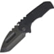 Medford Praetorian Scout Linerlock Folding Knife, 3.75" black DLC coated D2 tool steel tanto blade, Black G10 handle, MKS30DPT-0808