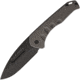 Medford Praetorian Slim DP Framelock Folding Knife, Gray, Gray tumbled finish titanium handle, MK208SPD-01TM