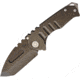 Medford Pram T Framelock Folding Knife, 3.25in Black Pvd Coated S35Vn SS Tanto Blade, Black Pvd Coated Titanium Handle, Thumb Stud, Pocket Clip, Water Tight Storage Case, MD029SPT-30PV-SSCS-BN