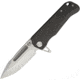 Medford Proxima Framelock Folding Knife, 3.75in Tumbled Finish S35Vn SS Drop Point, Black Anodized Titanium Handle, Thumb Stud, Pocket Clip, OD Green Plastic Storage Case, MK200ST-30PV