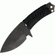 Medford TSP Tactical Spear Tip Fixed Blade Knife,3.75in,Drop Point Blade,Black Paracord Wrapped Handle MD05