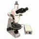Meiji Techno Halogen Trinocular Polarizing Microscope, BEIGE, LARGE MT9930