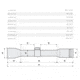 Meopta MeoPro Optika6 Rifle Scope, 4.5-27x50mm, 30mm Tube, First Focal Plane,RD 4C Reticle, Matte Black Anodized, 653665