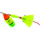 Mepps Aglia In-Line Spinner, 1/2 oz, Dressed Treble Hook, Hot Firetiger Blade &amp; Yellow Tail, B5ST HFT-Y