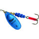 Mepps Aglia In-Line Spinner 1/2 oz, Plain Treble Hook, Blue &amp; Platinum Blade, B5 BLP