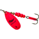 Mepps Aglia In-Line Spinner 1/2 oz, Plain Treble Hook, Hot Pink Blade, B5 HP