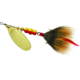 Mepps Aglia In-Line Spinner, 1/3 oz, Dressed Treble Hook, Gold Blade &amp; Brown Tail, B4ST G-BR