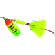 Mepps Aglia In-Line Spinner, 1/3 oz, Dressed Treble Hook, Hot Firetiger Blade &amp; Yellow Tail, B4ST HFT-Y