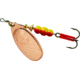 Mepps Aglia In-Line Spinner 1/3 oz, Plain Treble Hook, Copper Blade, B4 C