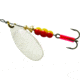 Mepps Aglia In-Line Spinner 1/3 oz, Plain Treble Hook, Silver Blade, B4 S