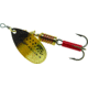 Mepps Aglia In-Line Spinner 1/4 oz, Plain Treble Hook, Brown Trout Blade, B3 BRT