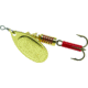 Mepps Aglia In-Line Spinner 1/4 oz, Plain Treble Hook, Gold Blade, B3 G