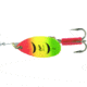 Mepps Aglia In-Line Spinner 1/4 oz, Plain Treble Hook, Hot Firetiger Blade, B3 HFT