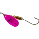 Mepps Aglia In-Line Spinner 1/4 oz, Plain Treble Hook, Hot Pink Blade, B3P HP
