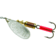 Mepps Aglia In-Line Spinner 1/4 oz, Plain Treble Hook, Silver Blade, B3 S