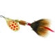 Mepps Aglia In-Line Spinner, 1/8 oz, Dressed Treble Hook, Gold/Red Dot Blade/Brown Tail, B1ST GRD-BR
