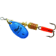 Mepps Aglia In-Line Spinner 1/8 oz, Plain Treble Hook, Blue &amp; Platinum Blade, B1 BLP