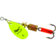 Mepps Aglia In-Line Spinner 1/8 oz, Plain Treble Hook, Hot Chartreuse Blade, B1 HC