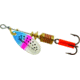 Mepps Aglia In-Line Spinner 1/8 oz, Plain Treble Hook, Rainbow Trout Blade, B1 RBT