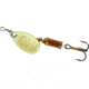 Mepps Aglia Ultra Lites In-Line Spinner, 1/18 oz, Single Hook, Gold Blade, B00 G