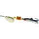Mepps Comet Mino In-Line Spinner, 1 1/4in, 1/9 oz, Silver Blade with Shad Mino, Floating, C0M S