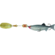 Mepps Comet Mino In-Line Spinner, 2 1/2in, 1/4 oz, Gold Blade with Shad Mino, Floating, C2M G