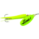 Mepps Flying C In-Line Spinner, 3 1/4in, 5/8 oz, Treble Hook, Hot Chartreuse Blade &amp; Sleeve, FC58 HC-HC