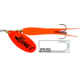 Mepps Flying C In-Line Spinner, 3 1/4in, 5/8 oz Treble/Single Hook, Hot Orange Blade &amp; Sleeve, FC58TP HO-HO