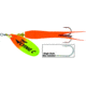 Mepps Flying C In-Line Spinner, 3 1/4in, 5/8 oz Treble/Single Hook, Hot Orange/Chartreuse Blade &amp; Hot Orange Sleeve, FC58TP HO-HOC