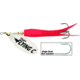 Mepps Flying C In-Line Spinner, 3 1/4in, 5/8 oz Treble/Single Hook, Silver Blade &amp; Red Sleeve, FC58TP RD-S