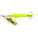 Mepps Flying C In-Line Spinner, 4 3/4in, 7/8 oz Treble/Single Hook, Gold Blade &amp; Hot Chartreuse Sleeve, FC78TP HC-G