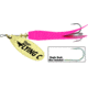 Mepps Flying C In-Line Spinner, 4 3/4in, 7/8 oz Treble/Single Hook, Gold Blade &amp; Hot Pink Sleeve, FC78TP HP-G