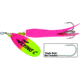 Mepps Flying C In-Line Spinner, 4 3/4in, 7/8 oz Treble/Single Hook, Hot Pink/Chartreuse Blade &amp; Hot Pink Sleeve, FC78TP HP-HPC