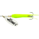 Mepps Flying C In-Line Spinner, 4 3/4in, 7/8 oz Treble/Single Hook, Silver Blade &amp; Hot Chartreuse Sleeve, FC78TP HC-S