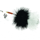 Mepps Musky Marabou In-Line Spinner, Hot White/Black/White, 1 1/4oz, MM7T HW-BW